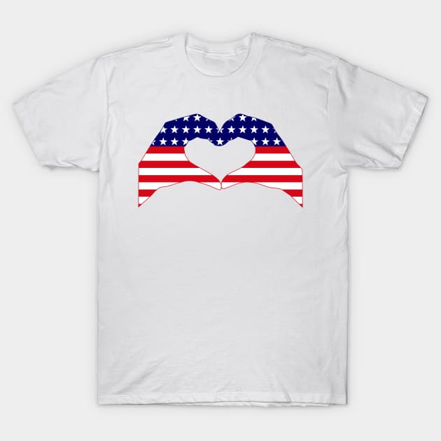 We Heart U.S.A. Patriot Series T-Shirt by Village Values